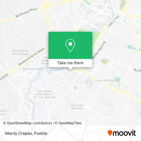 Mardy Crepas map