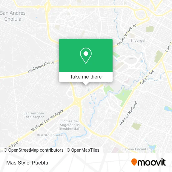 Mas Stylo map