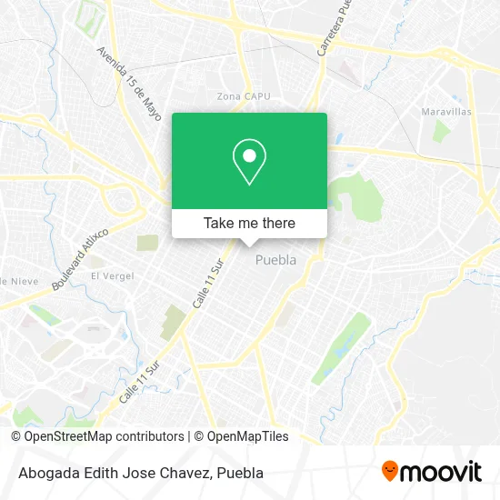 Abogada Edith Jose Chavez map