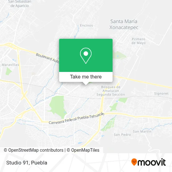 Studio 91 map