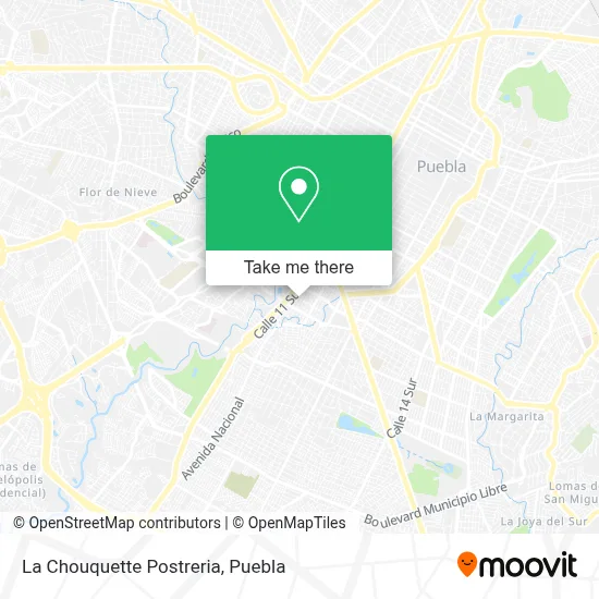 La Chouquette Postreria map