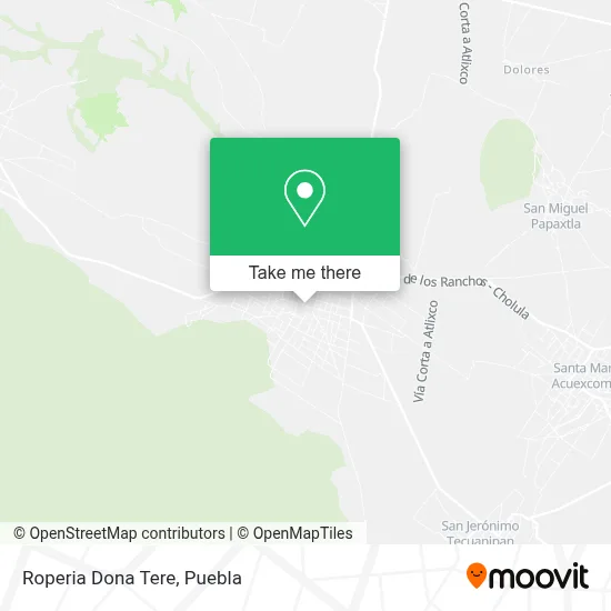 Roperia Dona Tere map