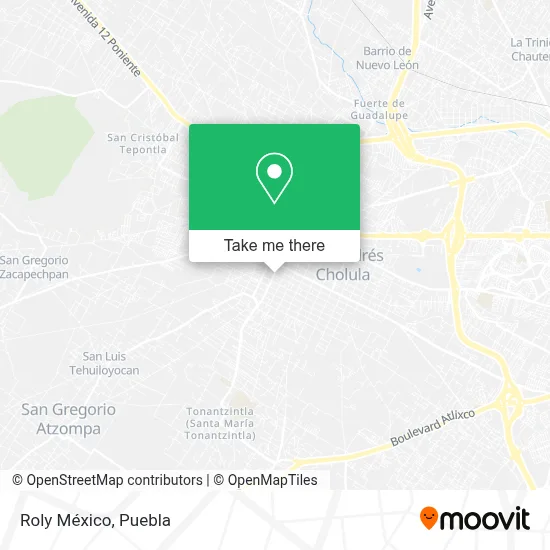 Roly México map