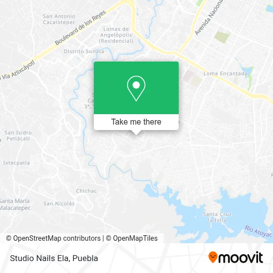 Studio Nails Ela map