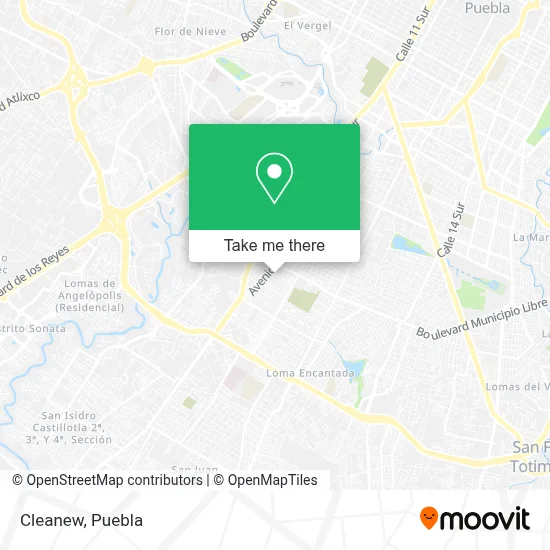 Cleanew map