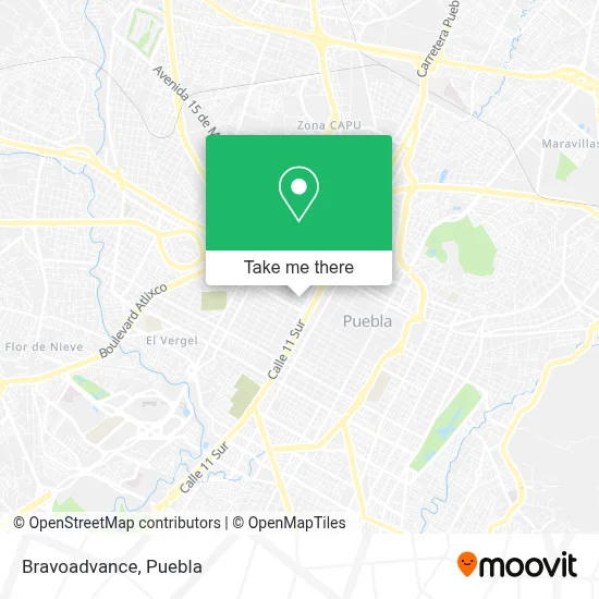 Bravoadvance map