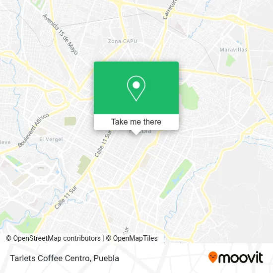 Tarlets Coffee Centro map