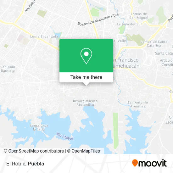 El Roble map