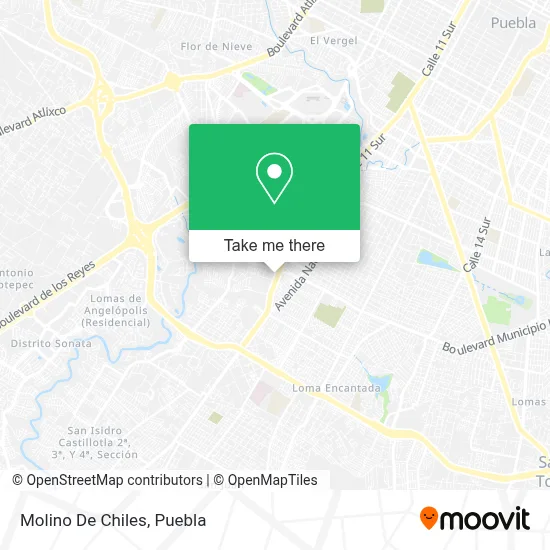 Molino De Chiles map