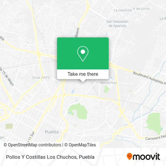 Pollos Y Costillas Los Chuchos map