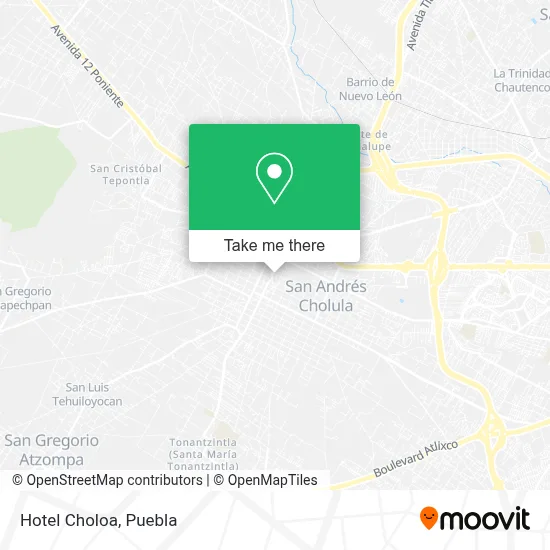Hotel Choloa map