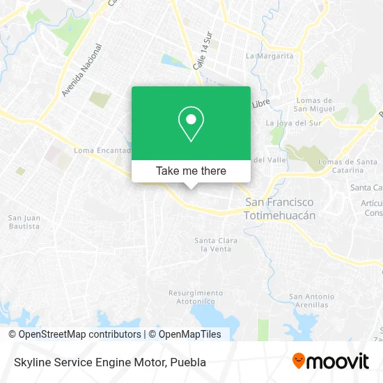 Skyline Service Engine Motor map