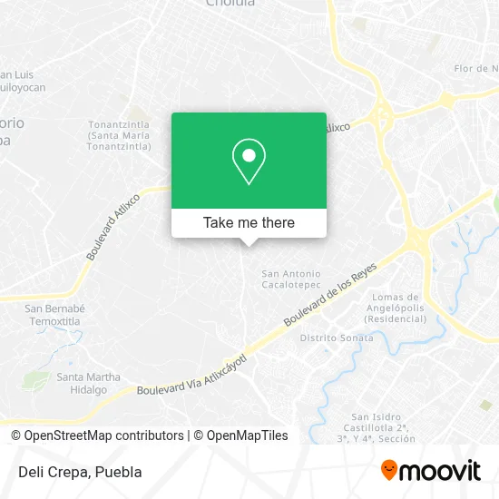 Deli Crepa map