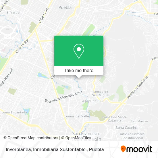 Inverplanea, Inmobiliaria Sustentable. map