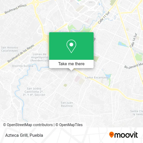 Azteca Grill map