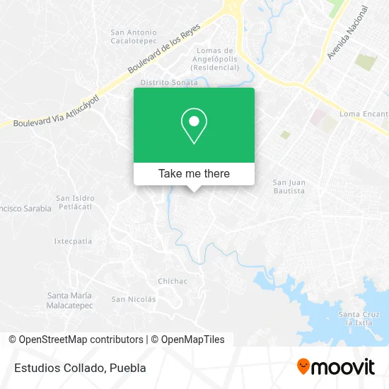 Estudios Collado map