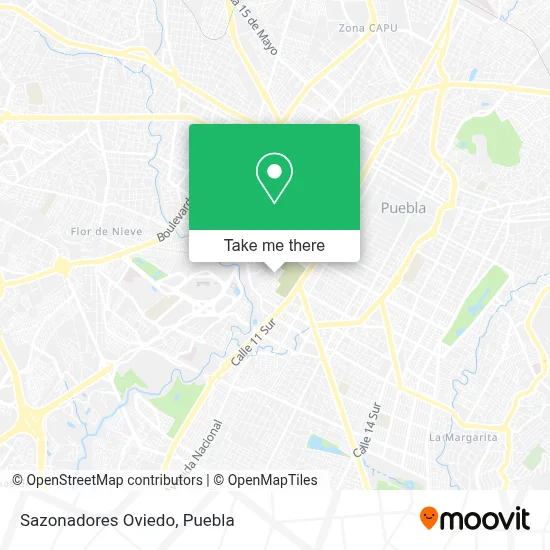 Sazonadores Oviedo map