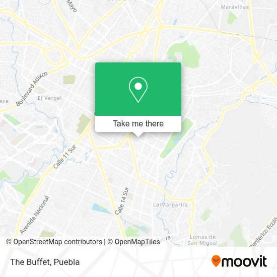 Le Buffet map
