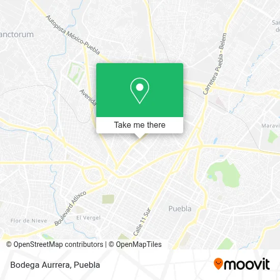 Bodega Aurrera map