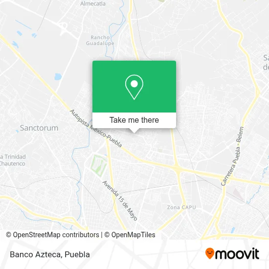 Banco Azteca map