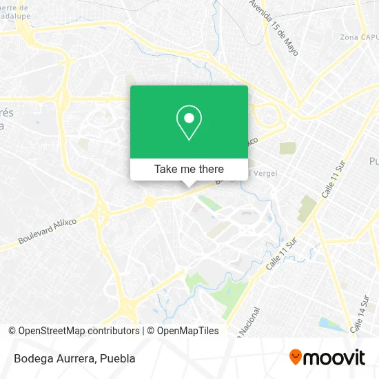 Bodega Aurrera map