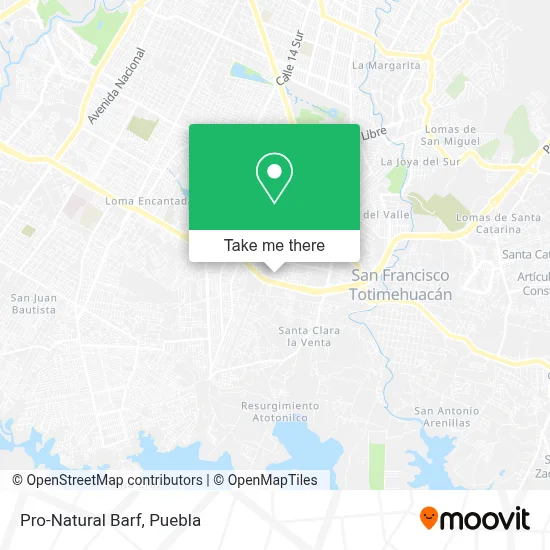 Pro-Natural Barf map