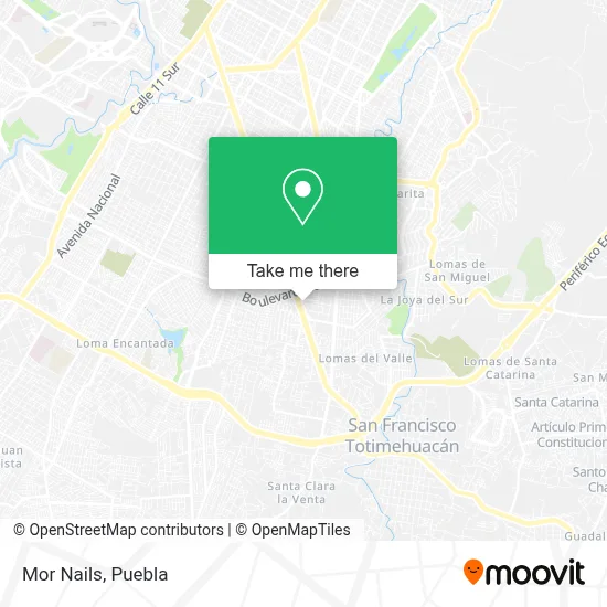 Mor Nails map