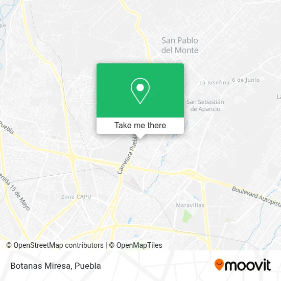 Botanas Miresa map