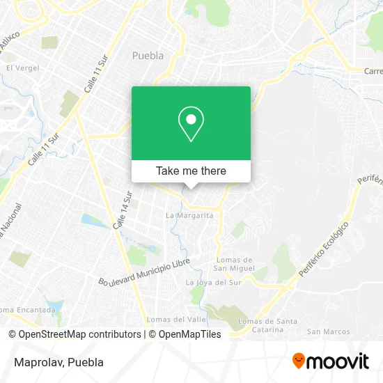 Maprolav map