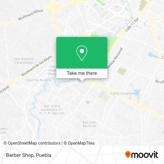 Barber Shop map
