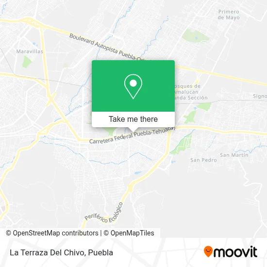 La Terraza Del Chivo map