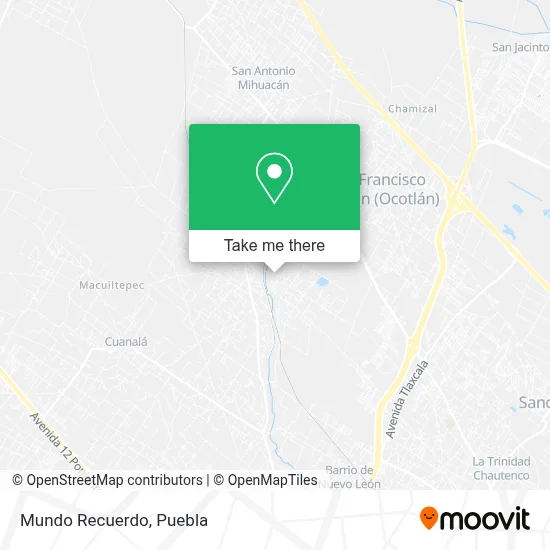 Mundo Recuerdo map