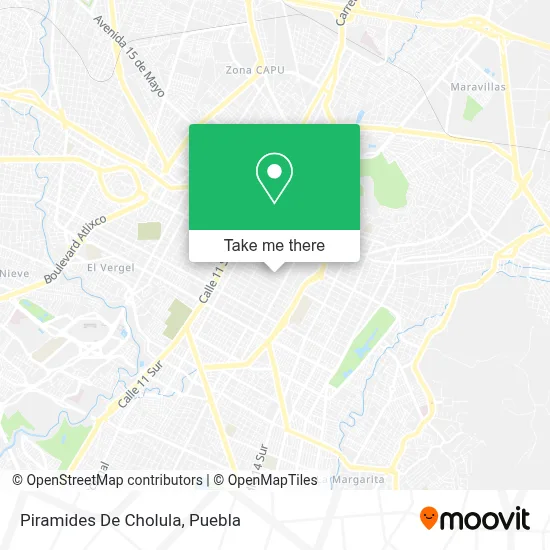Piramides De Cholula map