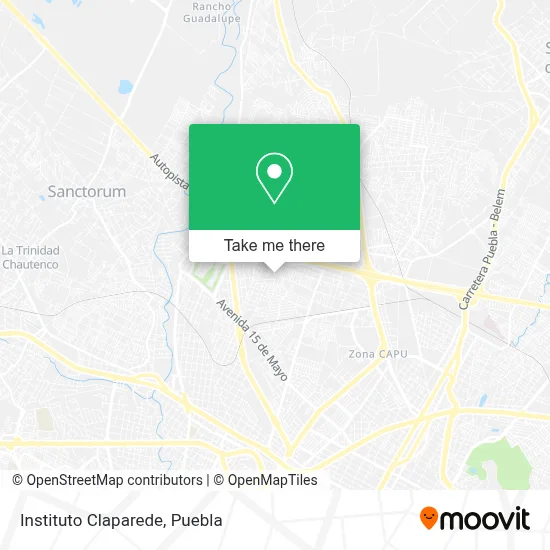 Instituto Claparede map