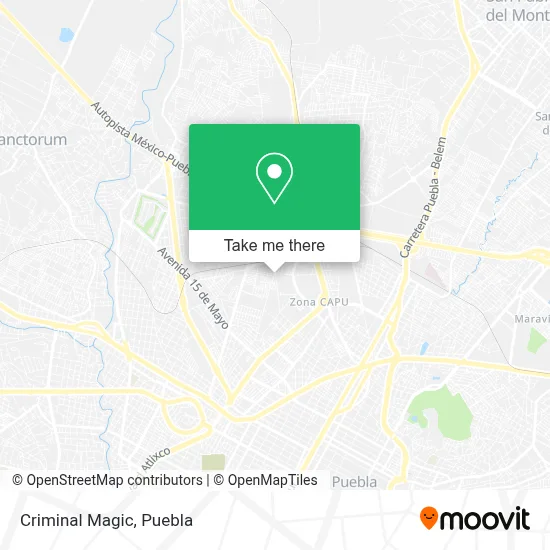 Criminal Magic map