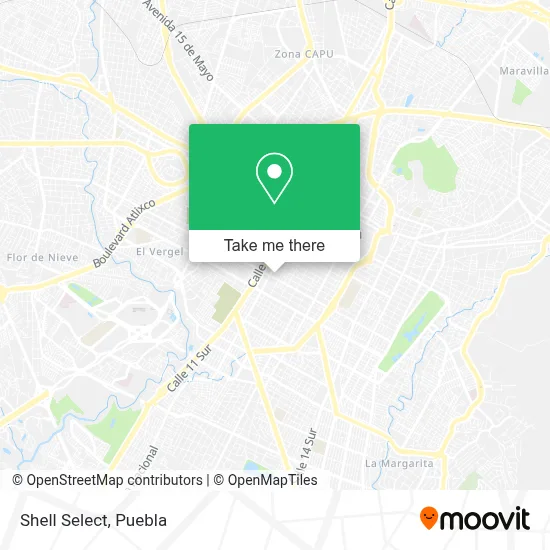 Shell Select map