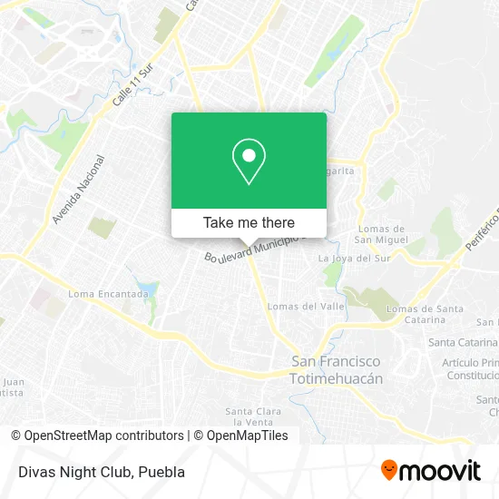 Divas Night Club map