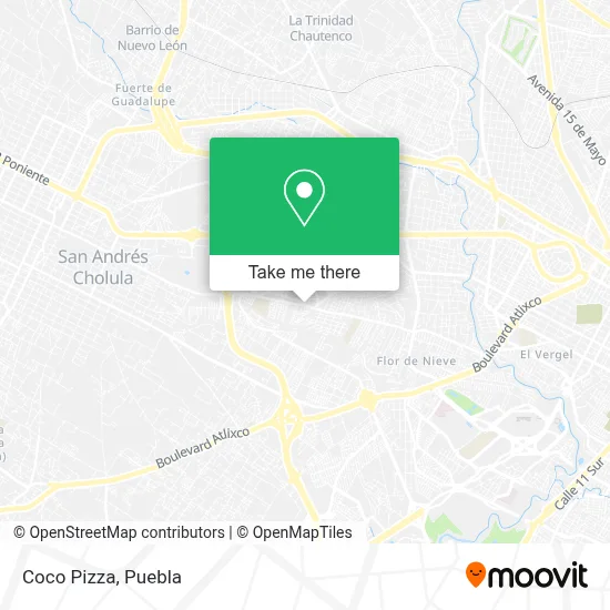 Coco Pizza map