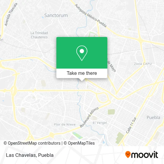 Las Chavelas map