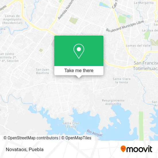 Novataos map