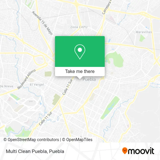 Multi Clean Puebla map