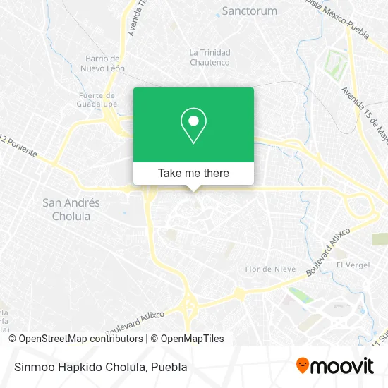 Sinmoo Hapkido Cholula map