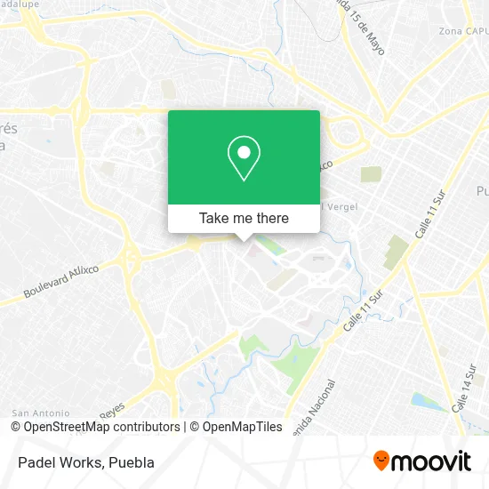 Padel Works map
