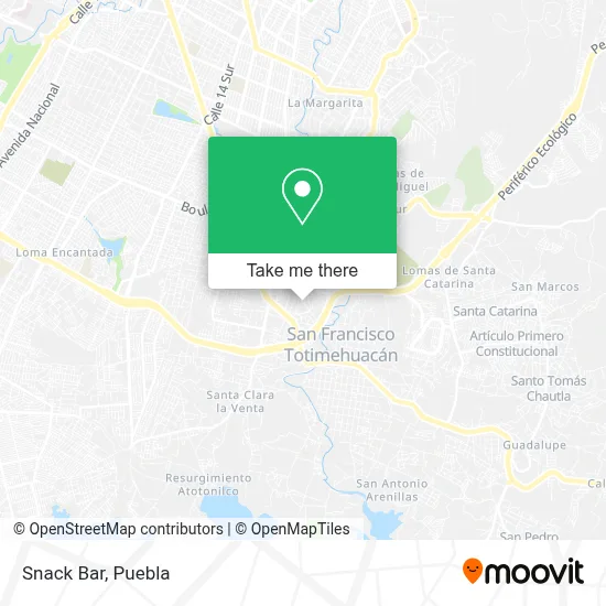 Snack Bar map