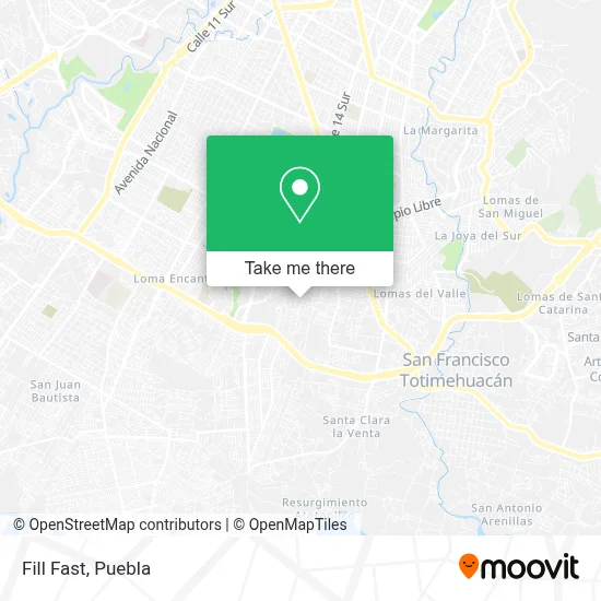 Fill Fast map
