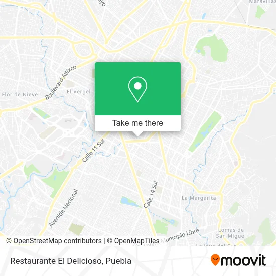Restaurante El Delicioso map