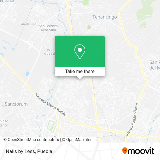 Nails by Lees map
