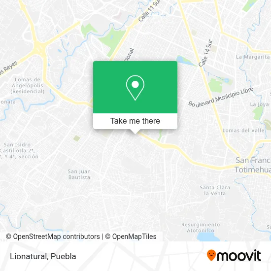 Lionatural map