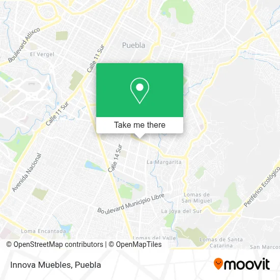 Innova Muebles map
