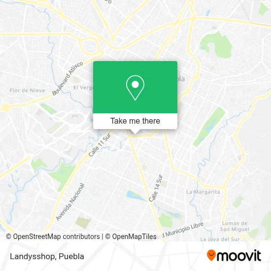Landysshop map